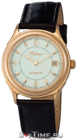 Platinor Мужские золотые наручные часы Platinor 50450.106