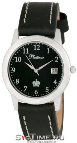Platinor Мужские серебряные наручные часы Platinor 40200.505