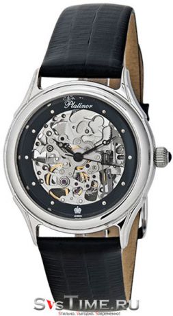 Platinor Мужские серебряные наручные часы Platinor 41900.559