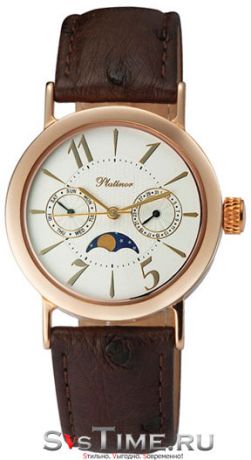 Platinor Мужские золотые наручные часы Platinor 54850.112