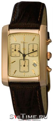Platinor Мужские золотые наручные часы Platinor 56350.403