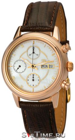 Platinor Мужские золотые наручные часы Platinor 58750.320