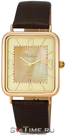 Platinor Мужские золотые наручные часы Platinor 54650.407