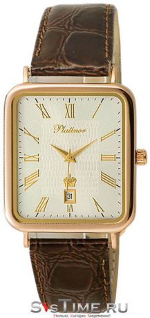 Platinor Мужские золотые наручные часы Platinor 54650.221