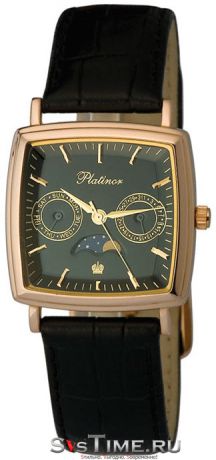 Platinor Мужские золотые наручные часы Platinor 58550.503