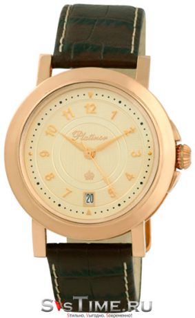 Platinor Мужские золотые наручные часы Platinor 50950.411