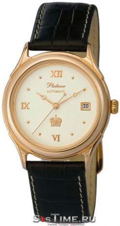 Platinor Мужские золотые наручные часы Platinor 50450.122