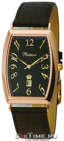 Platinor Мужские золотые наручные часы Platinor 54050.505