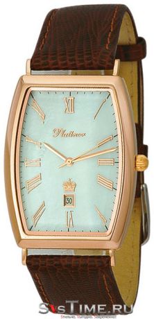 Platinor Мужские золотые наручные часы Platinor 54050.315