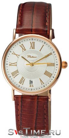 Platinor Мужские золотые наручные часы Platinor 54550.220