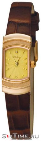Platinor Женские золотые наручные часы Platinor 98350.412