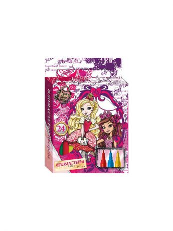 Mattel Фломастеры 24 цвета Ever After High фиолетовые картонная упаковка
