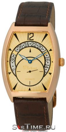 Platinor Мужские золотые наручные часы Platinor 52150.406