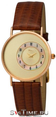 Platinor Женские золотые наручные часы Platinor 54550-1.407