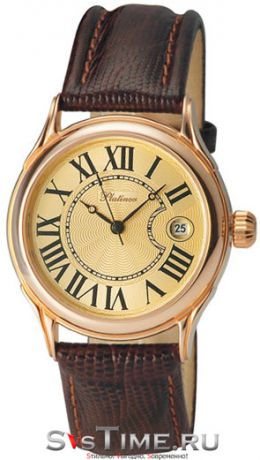 Platinor Мужские золотые наручные часы Platinor 50450.433