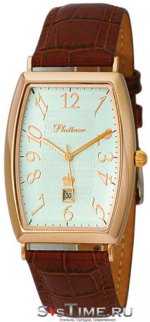 Platinor Мужские золотые наручные часы Platinor 54050.111