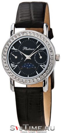 Platinor Женские серебряные наручные часы Platinor 97706.516
