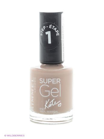 Rimmel Гель-лак для ногтей "Super Gel Kate nail polish" ,тон 012 12 мл