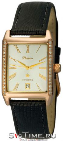 Platinor Мужские золотые наручные часы Platinor 51951.215