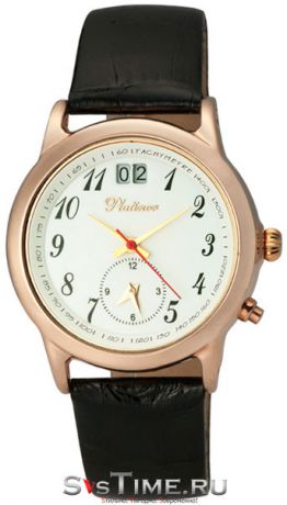 Platinor Мужские золотые наручные часы Platinor 49150.105