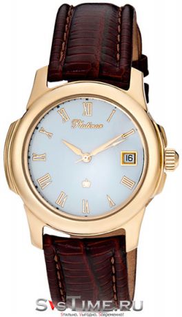 Platinor Мужские золотые наручные часы Platinor 41260.115