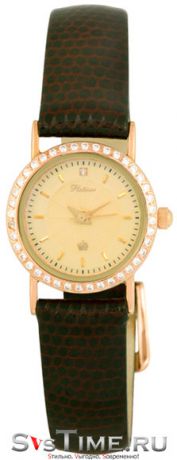 Platinor Женские золотые наручные часы Platinor 98156.404