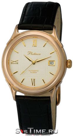 Platinor Мужские золотые наручные часы Platinor 50350.120