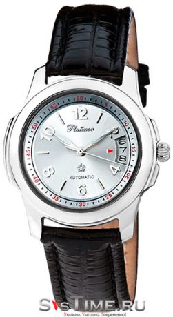 Platinor Мужские серебряные наручные часы Platinor 41300.205