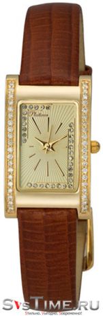 Platinor Женские золотые наручные часы Platinor 200161.424