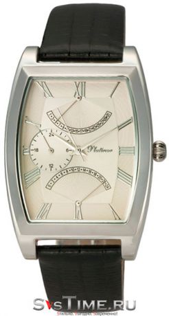 Platinor Мужские серебряные наручные часы Platinor 52500.221