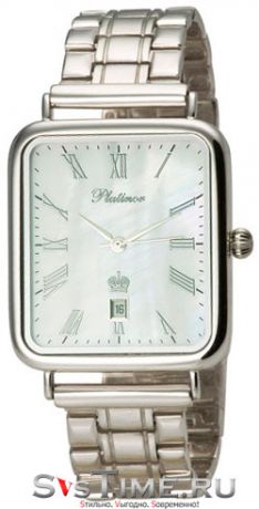 Platinor Мужские серебряные наручные часы Platinor 54600.315 браслет