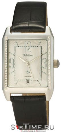 Platinor Мужские серебряные наручные часы Platinor 51906А.210