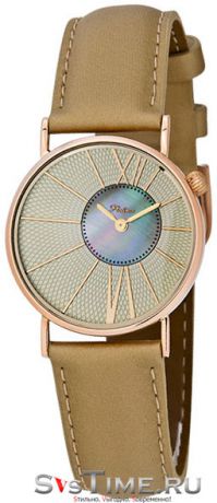 Platinor Женские золотые наручные часы Platinor 54550-4.436