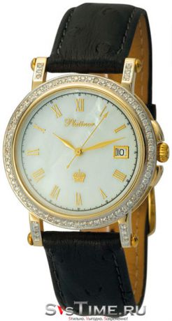 Platinor Мужские золотые наручные часы Platinor 50961.315