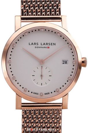 Lars Larsen Женские швейцарские наручные часы Lars Larsen 137RWRM