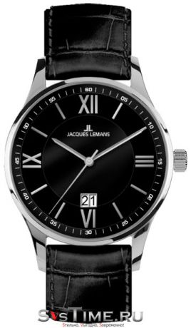 Jacques Lemans Мужские швейцарские наручные часы Jacques Lemans 1-1845A