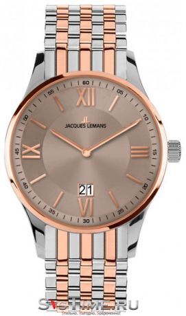 Jacques Lemans Мужские швейцарские наручные часы Jacques Lemans 1-1845L