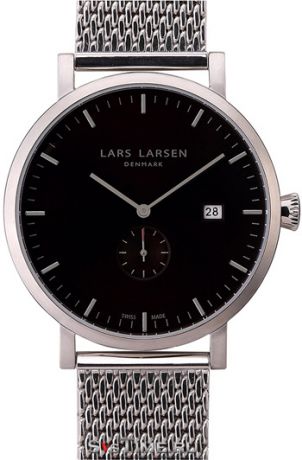 Lars Larsen Мужские швейцарские наручные часы Lars Larsen 131SBSM