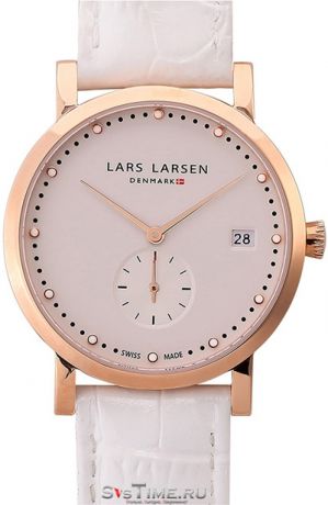Lars Larsen Женские швейцарские наручные часы Lars Larsen 137RWWL