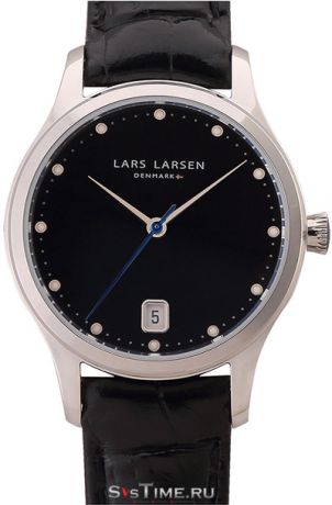 Lars Larsen Женские швейцарские наручные часы Lars Larsen 139SBLBL