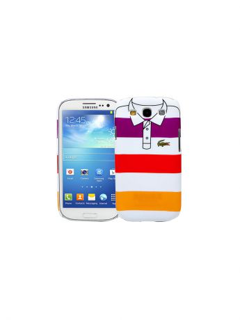 Kawaii Factory Чехол для Samsung Galaxy S3 "Purple, red, yellow stripes", серия "Sports shirt"