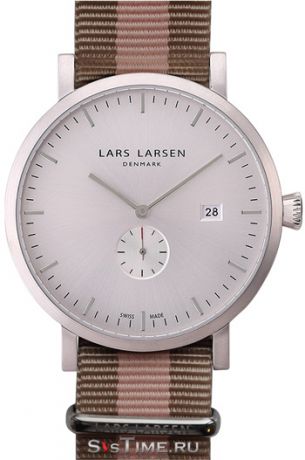 Lars Larsen Мужские швейцарские наручные часы Lars Larsen 131SWSN