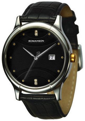 Romanson Мужские наручные часы Romanson TL 1213S MW(BK)