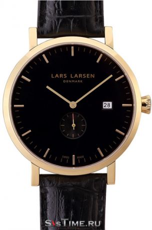 Lars Larsen Мужские швейцарские наручные часы Lars Larsen 131GBLBL