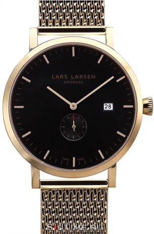 Lars Larsen Мужские швейцарские наручные часы Lars Larsen 131GBGM