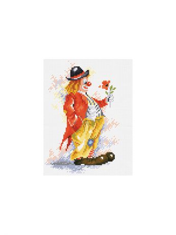 Белоснежка Наборы для вышивания. Клоун с цветком (452-14 )