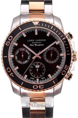 Lars Larsen Мужские швейцарские наручные часы Lars Larsen 134SBSR