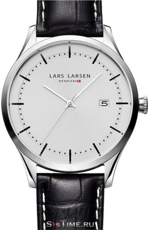 Lars Larsen Мужские швейцарские наручные часы Lars Larsen 119SSBL