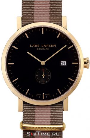 Lars Larsen Мужские швейцарские наручные часы Lars Larsen 131GBSN
