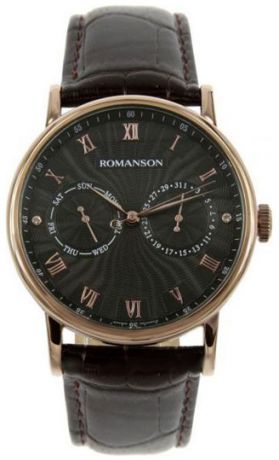 Romanson Мужские наручные часы Romanson TL 1275 MR(BK)BN